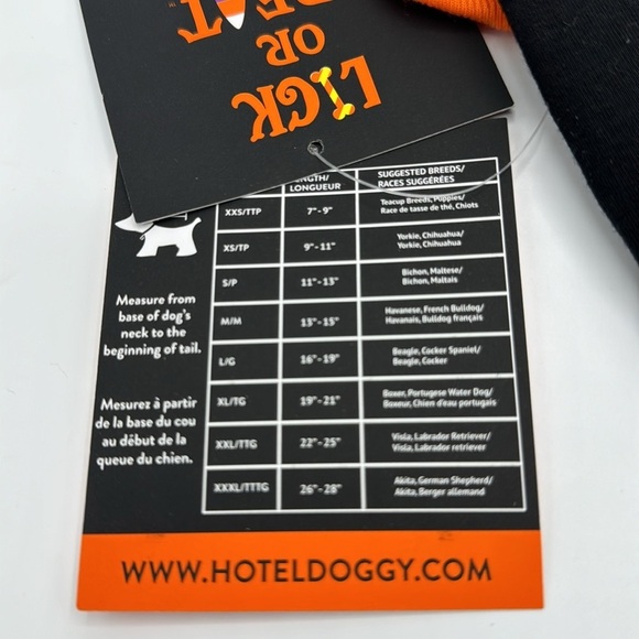 New Hotel Doggy Dog Puppy Halloween Goth outfit from Nordstrom - Picture 2 of 3
